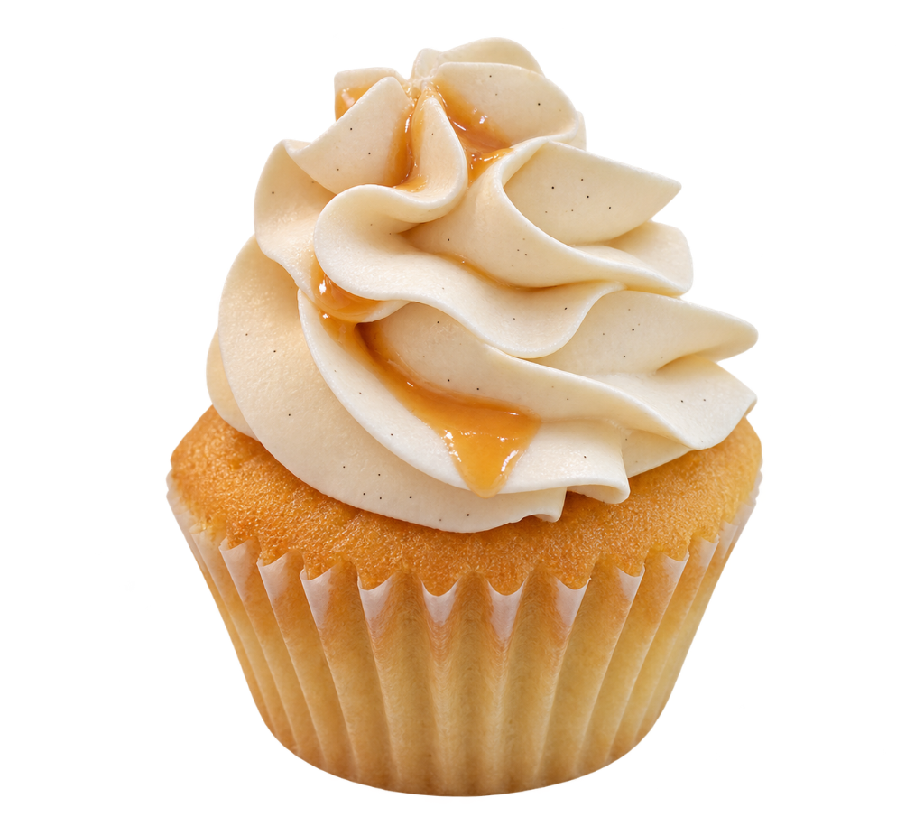Vanilla Salted Caramel Cupcake
