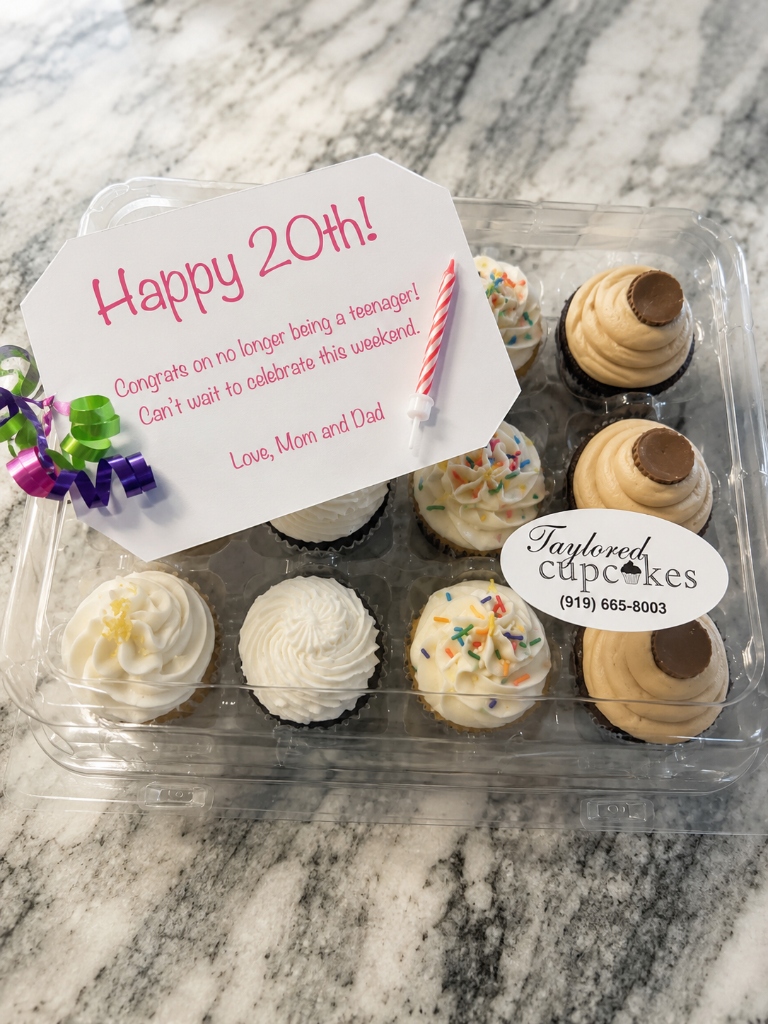 Gourmet cupcake gift pack