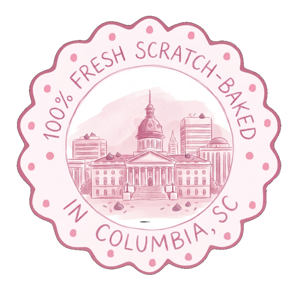 100% Fresh Scratch-Baked in Columbia, SC Stamp